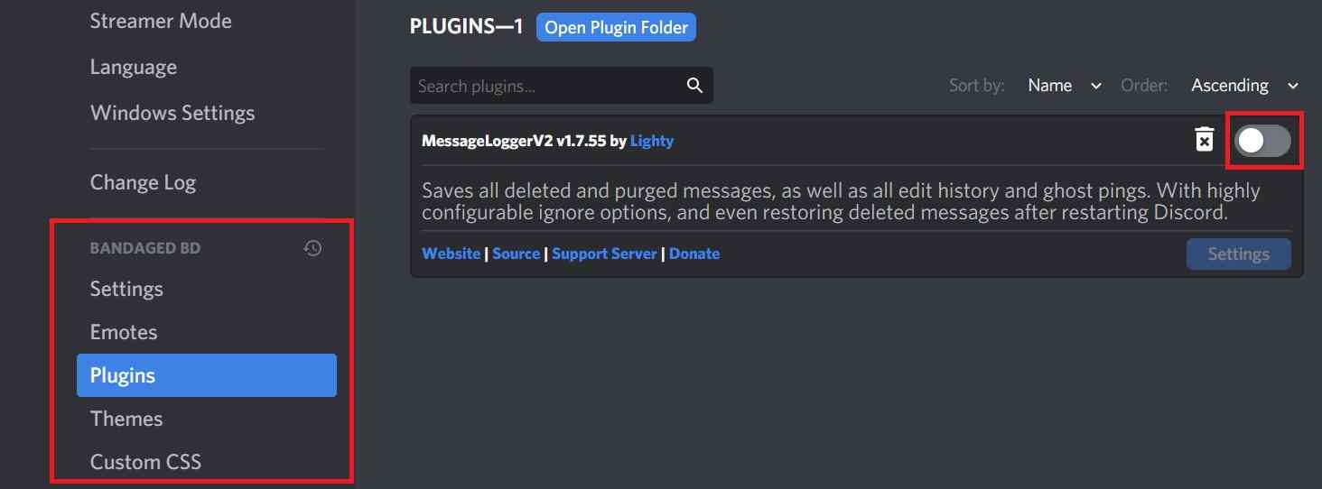 better discord plugin
